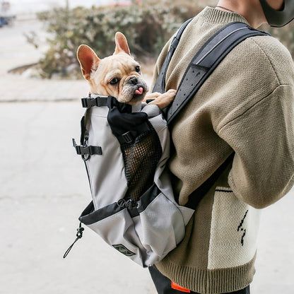 Pet Dog Carrier Bag Carrier For Dogs Backpack Out Double Shoulder Portable Travel Backpack Outdoor Dog Carrier Bag Travel