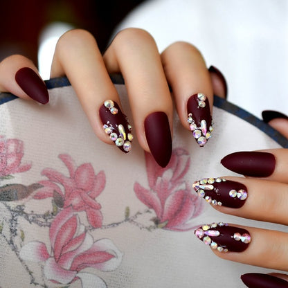 Metal false nails for women