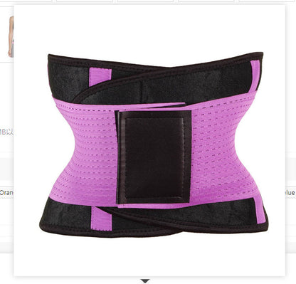 Waist Trimmer Belt Body Shaper Abdominal Trainer Weight Loss Fat Burning Straps