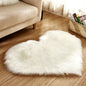 Plush Heart Shaped Carpet Non-Slip Mat Fluffy Rug Floor Mat Blanket Sofa Cushion Foot Pad Carpets For Living Room Home Decor